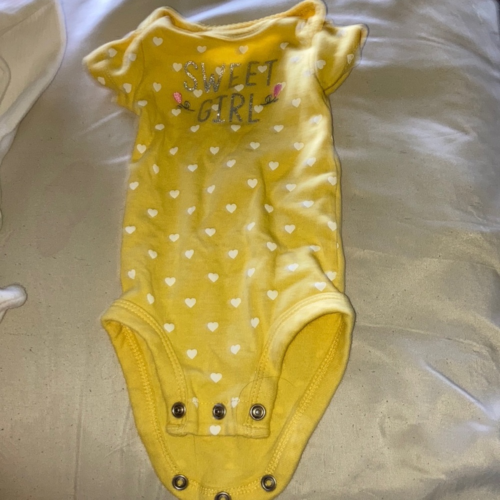 newborn onesies, $5 each